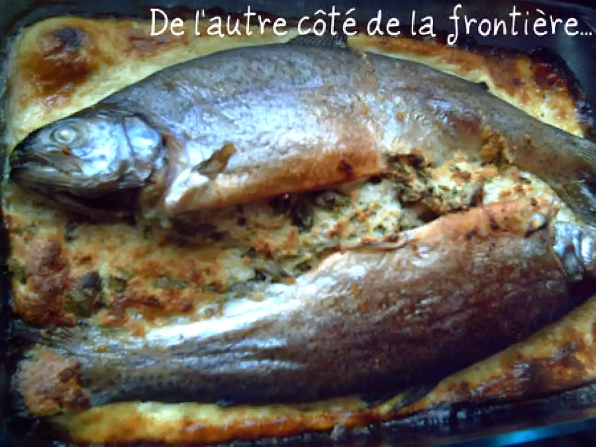 TRUITES SAUMONÉES FARCIES À L'OSEILLE