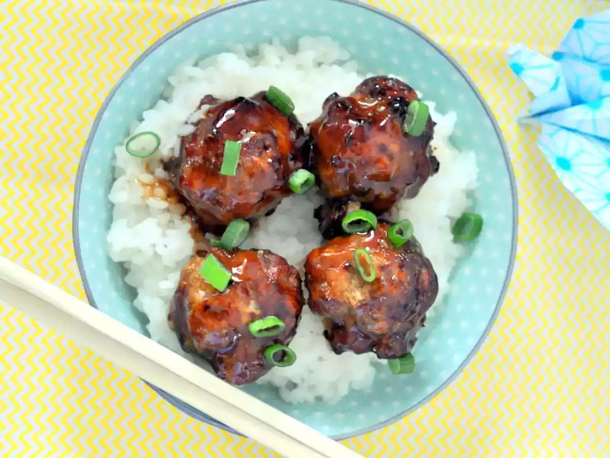 Tsukune Teriyaki (boulette de porc Teriyaki) - photo 3