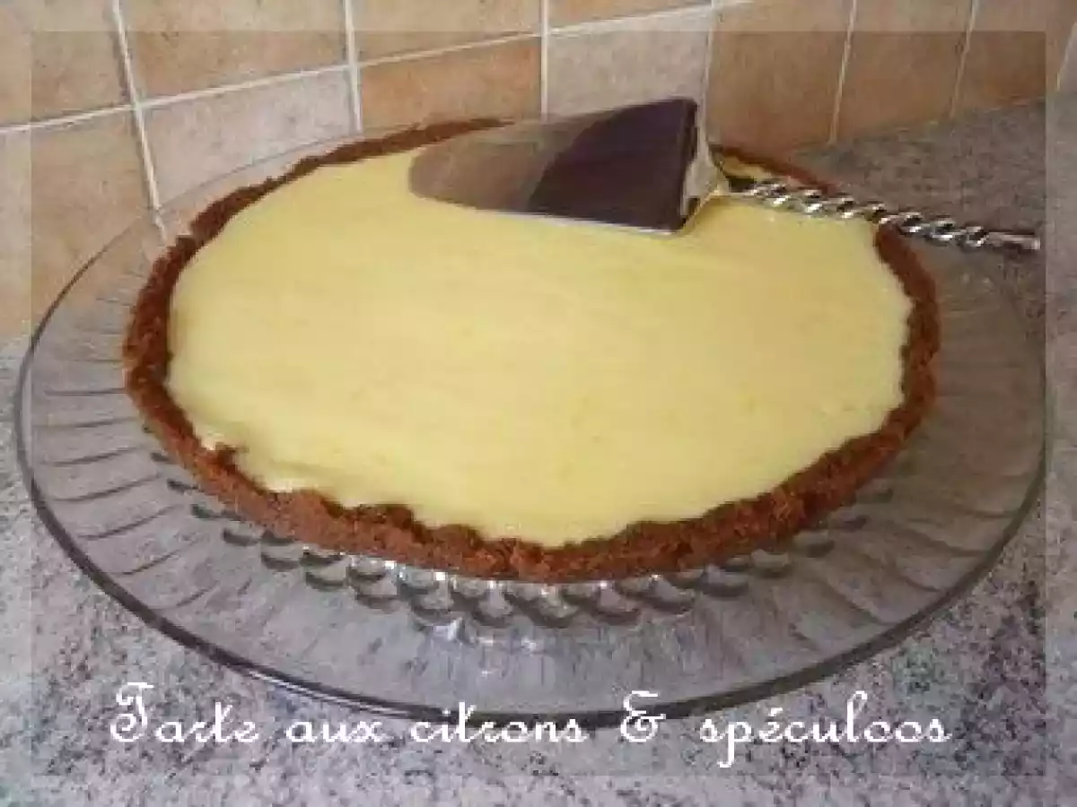Tuerie de tarte aux citrons sur fond de Spéculos hyper rapide!
