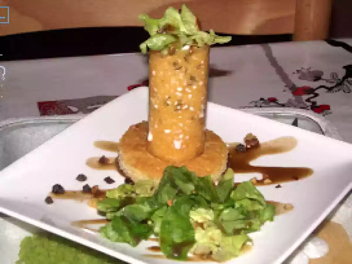 Tuile au thym, chèvre et biscuit madeleine à l'huile d'olive. - photo 3