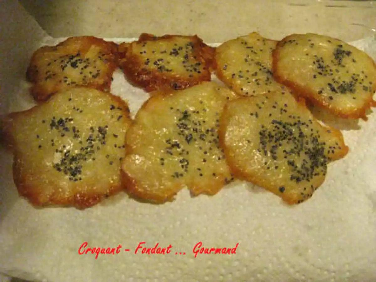 TUILES au FROMAGE et aux AMANDES