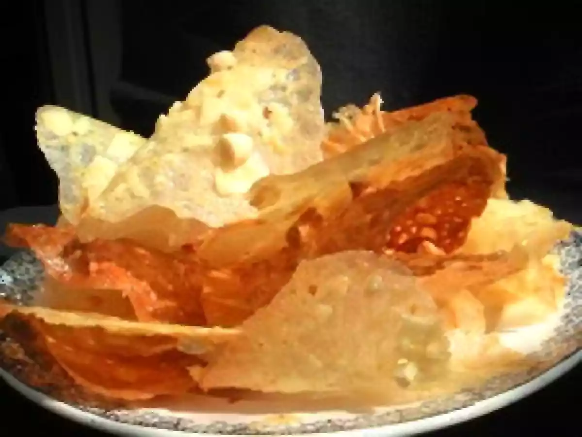 Tuiles au goût d'orange et de pamplemousse