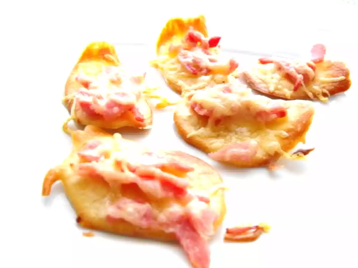 Tuiles au jambon et au gruyère