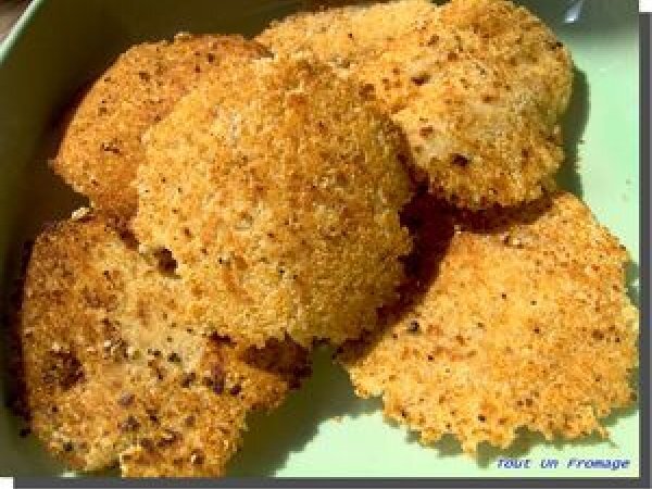 Recette de tuiles au parmesan et curry épicées