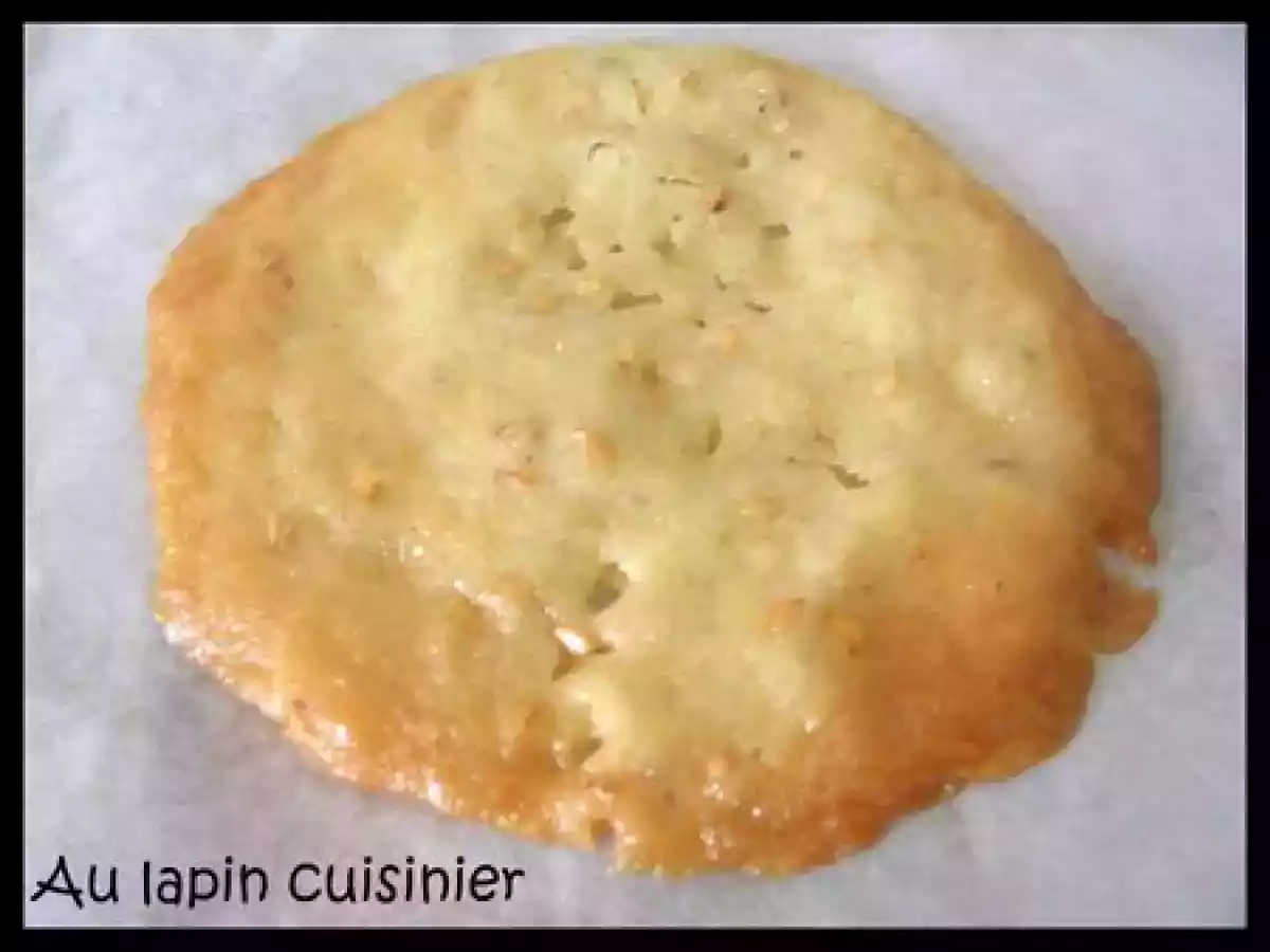 Tuiles au sésame et au gingembre