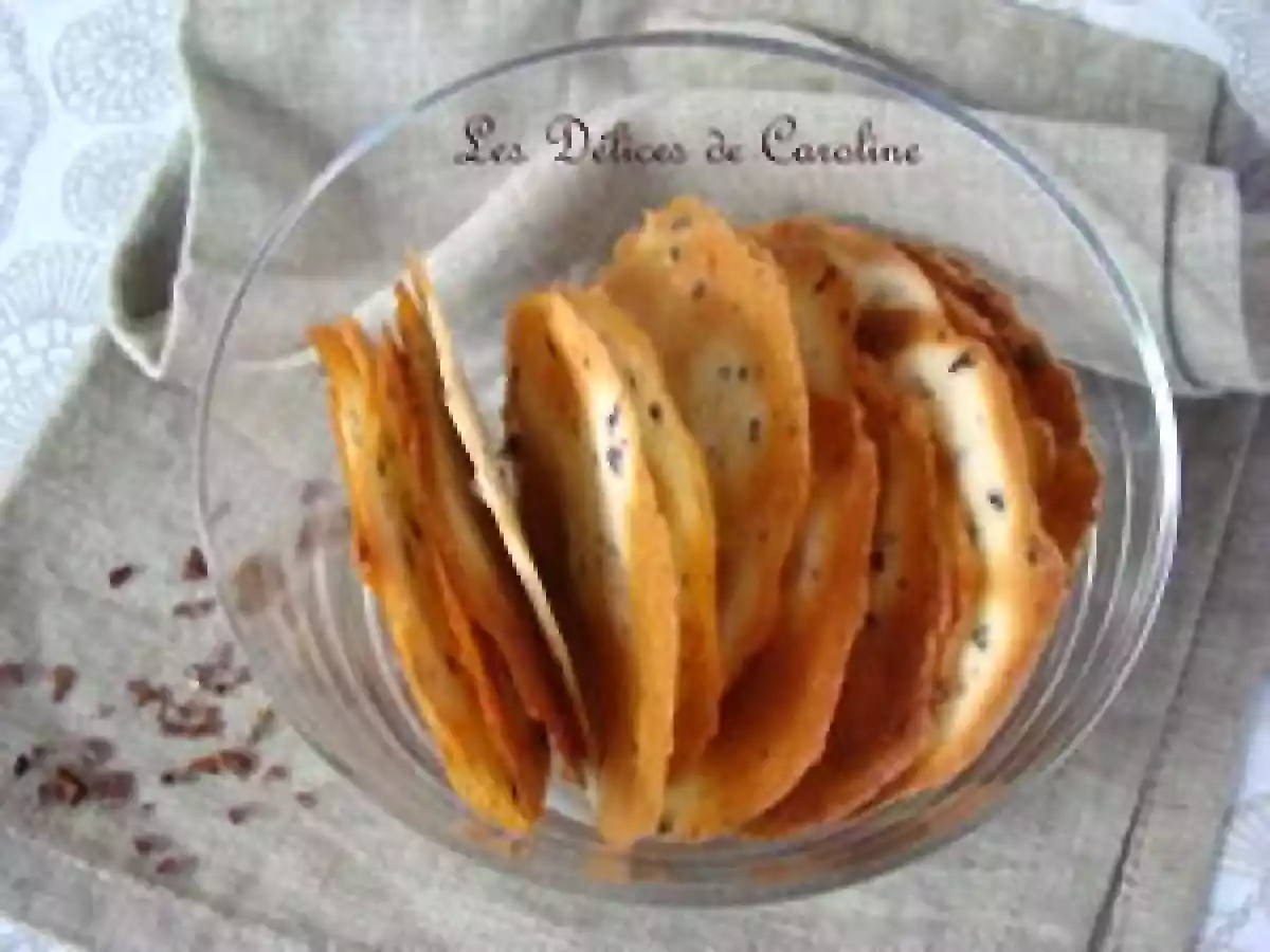 Tuiles croustillantes à la noisette et fève de cacao - photo 2