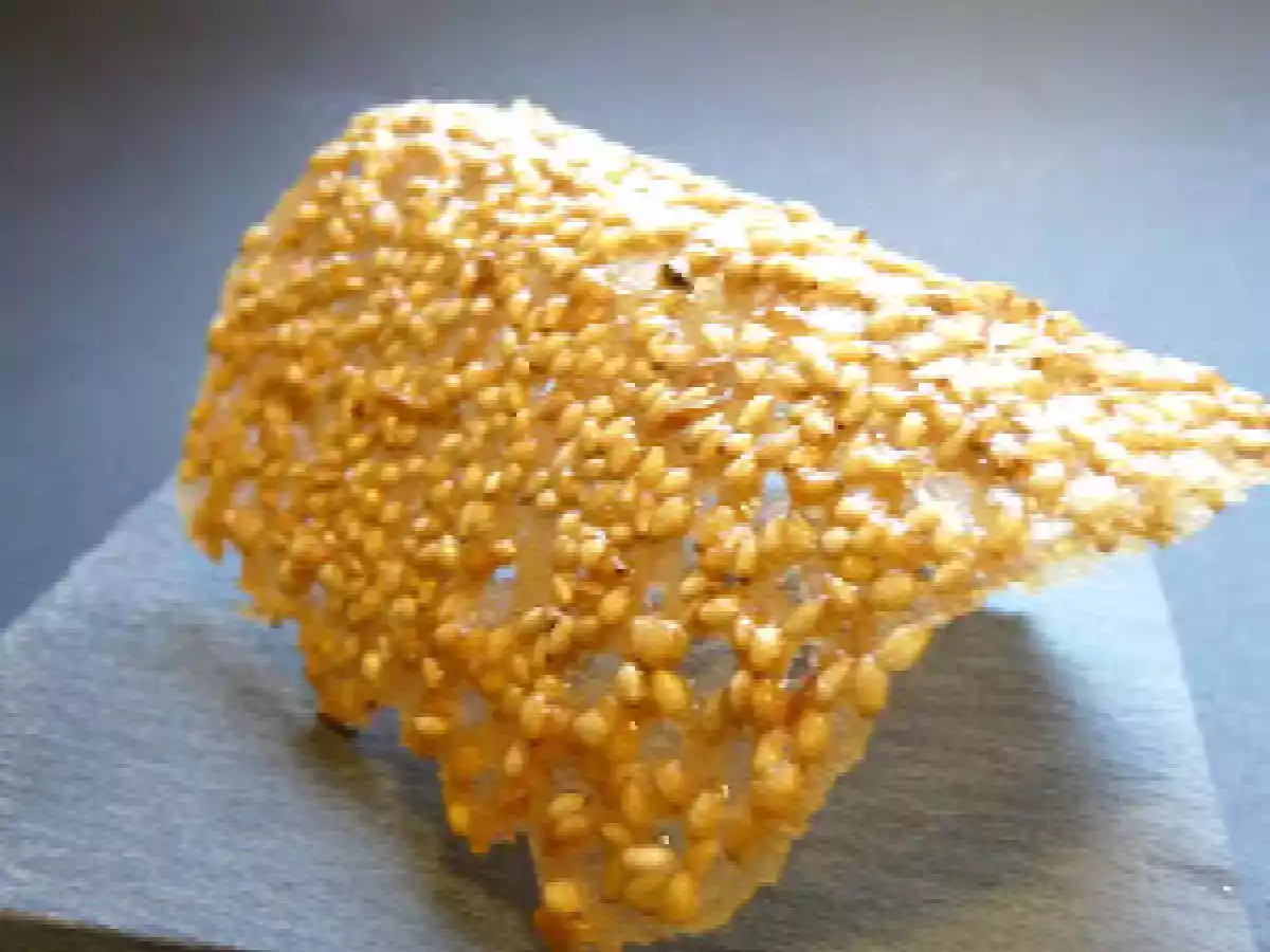Tuiles croustillantes au sésame