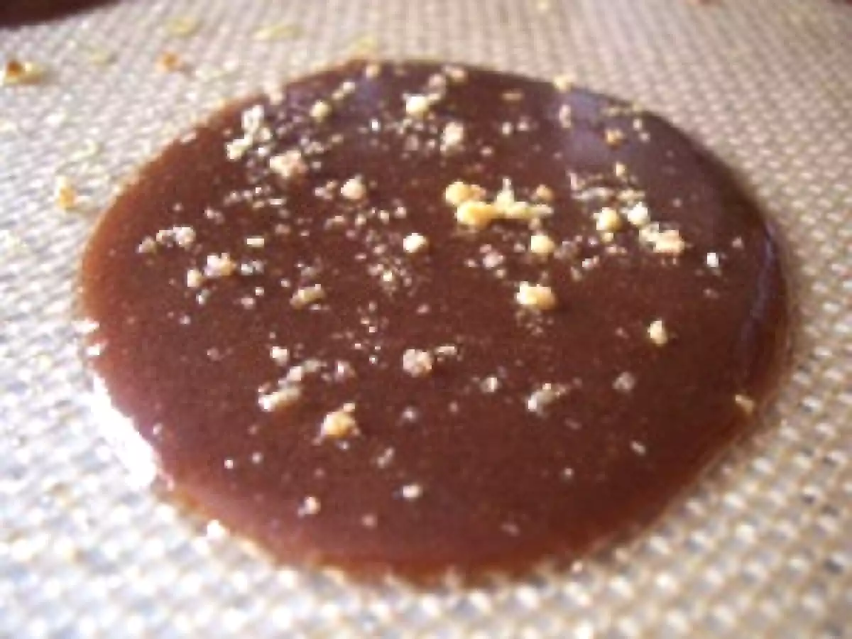 **Tuiles Fines Sans Oeufs Au Chocolat-Praliné Et Dessert Associé ** - photo 2