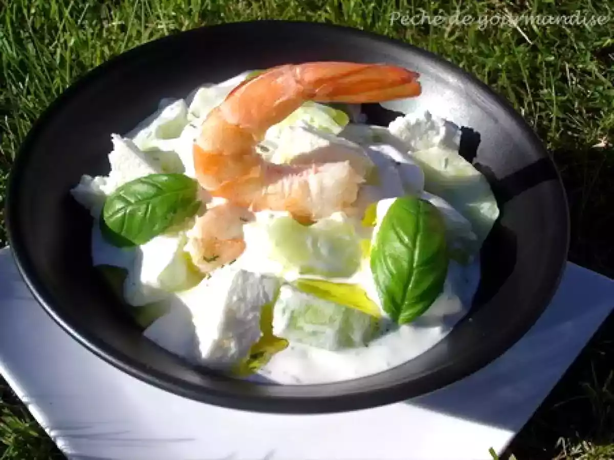 Tzatziki aux crevettes et à la feta - photo 3