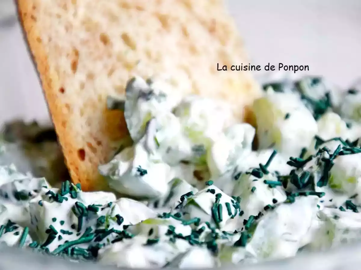 Tzatziki bien frais - Concombre menthe