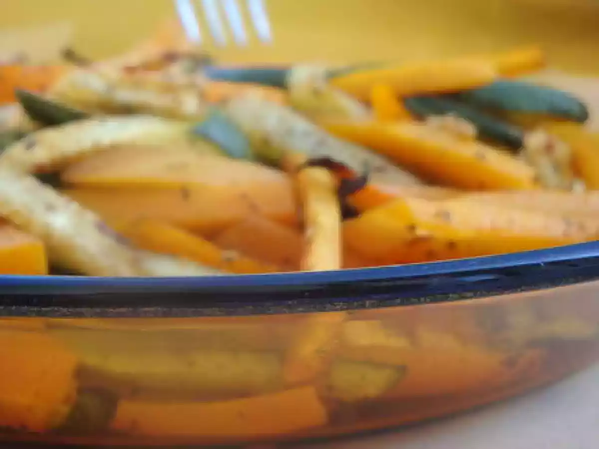 Un accompagnement léger pour les grillades ... ou les frites de légumes au four