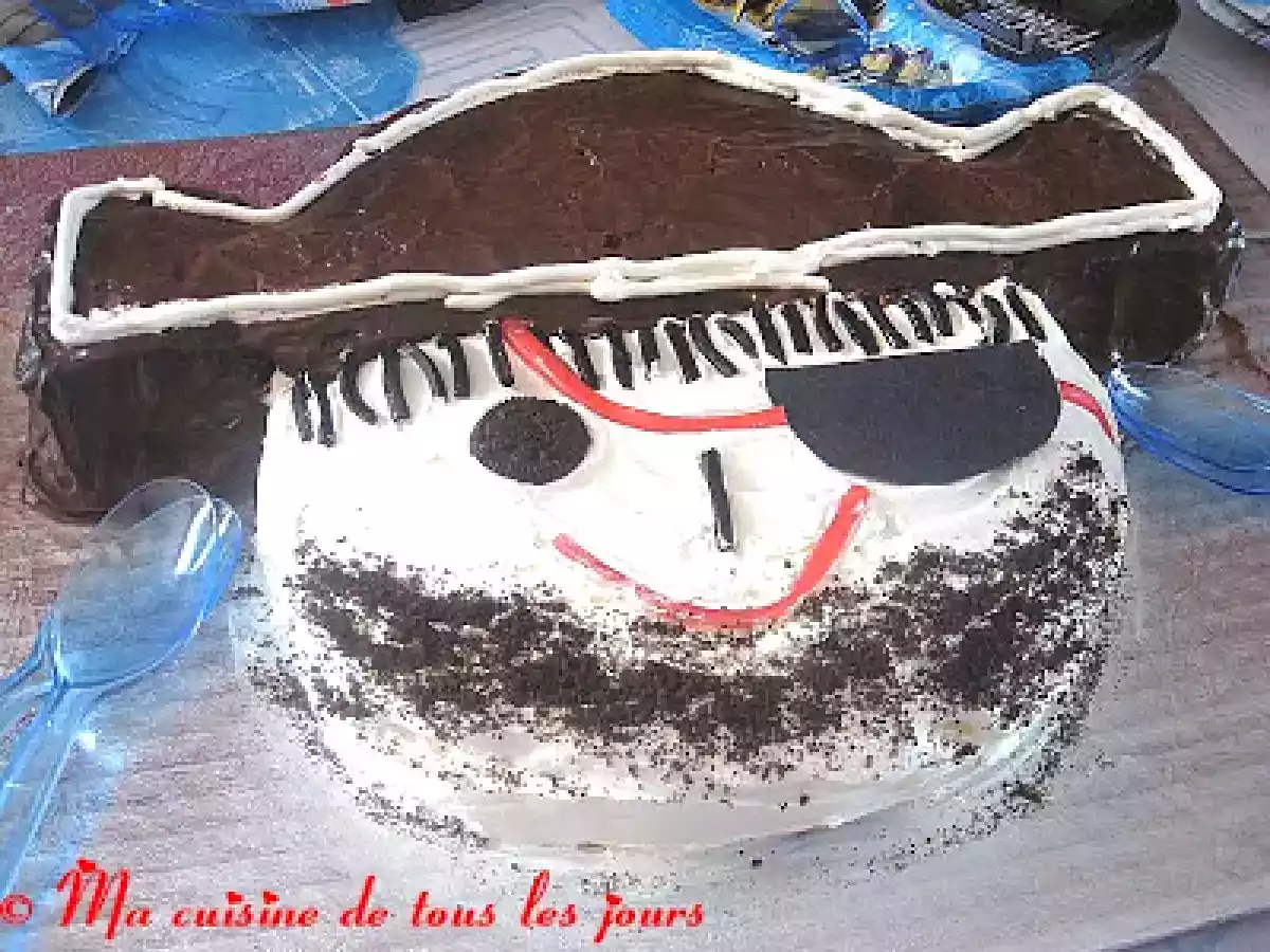 Un beau gâteau de pirate pour les 6 ans de mon Transformer loulou