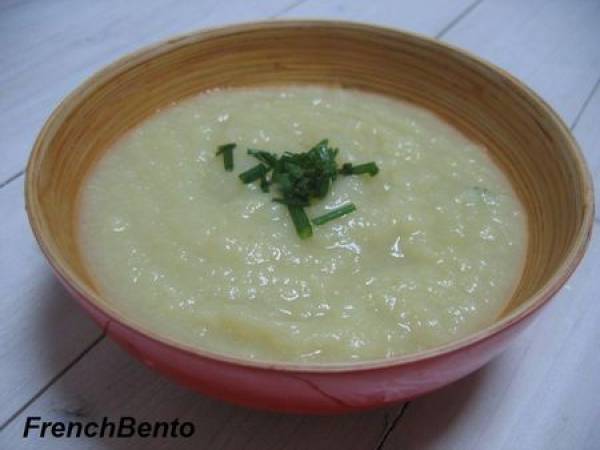 Un bento d'hiver, soupe de christophine et pomme