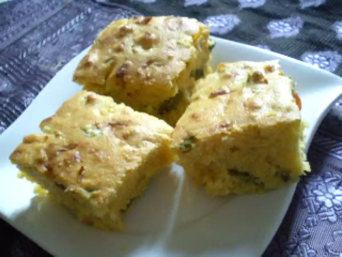 Un cake parfumé au Guatemala? Cake au maïs, petits oignons et piments jalapenos - photo 3
