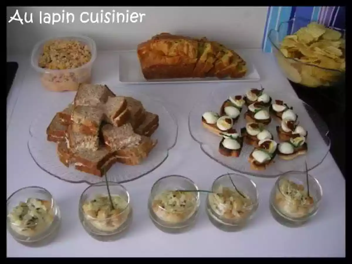 Un cake poulet-estragon-comté