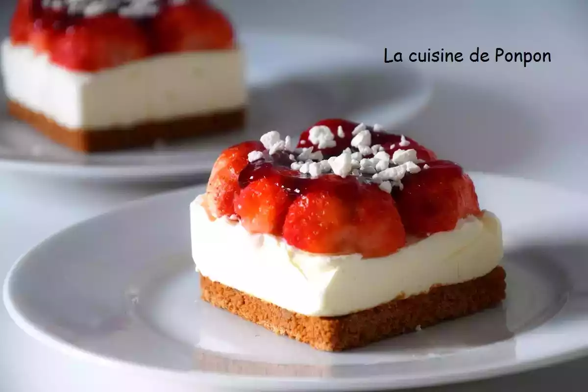 Un carré de fraises sans cuisson!, image size:1200x800