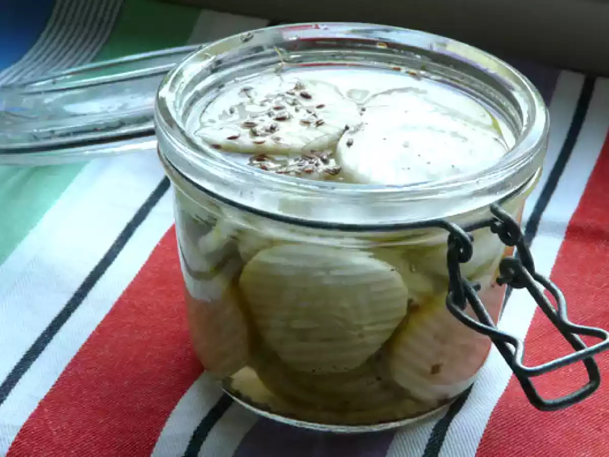 Un dernier souvenir de Suède : Concombre mariné à la danoise