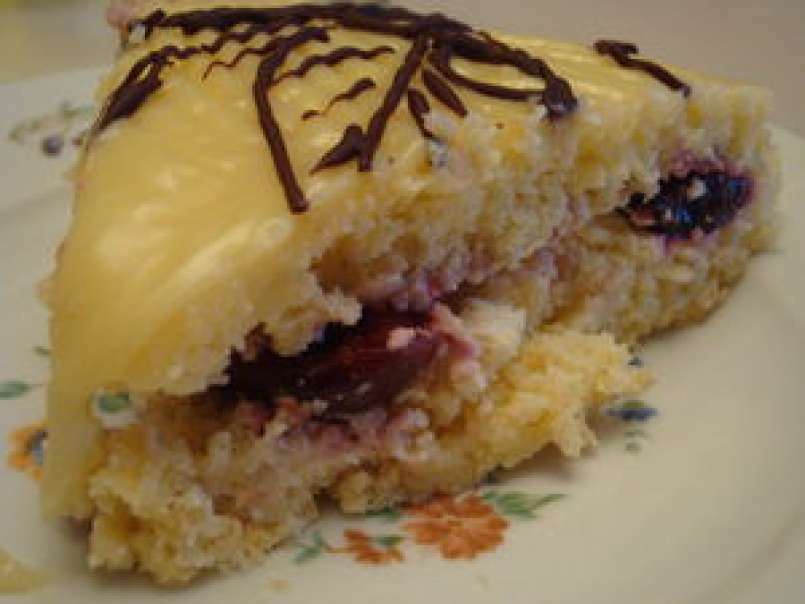 Un doux mélange spécial Maman ... ou le gâteau aux cerises et au chocolat blanc, photo 1
