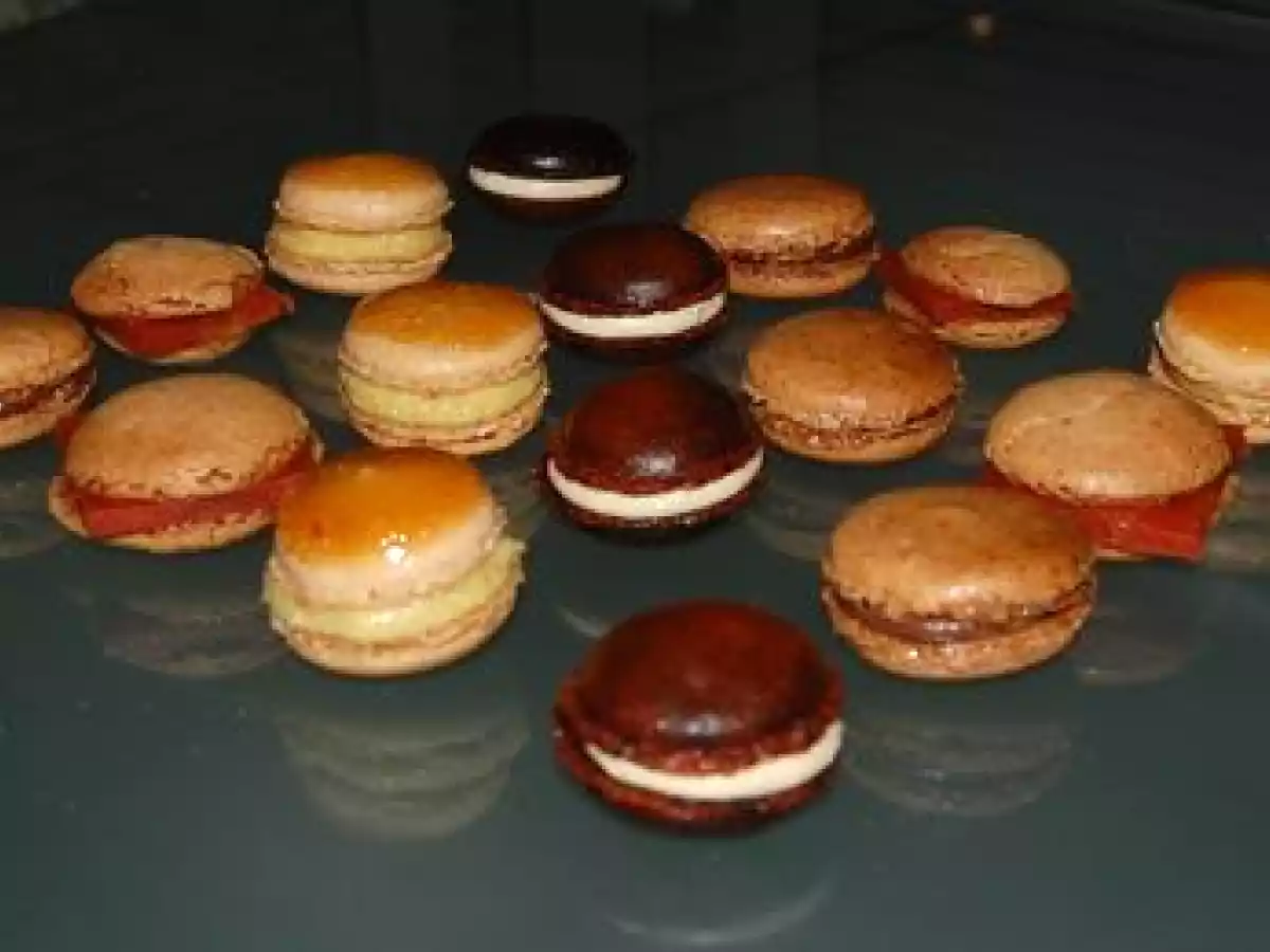 Un essai: Macarons Salés Tomate-Basilic - photo 2
