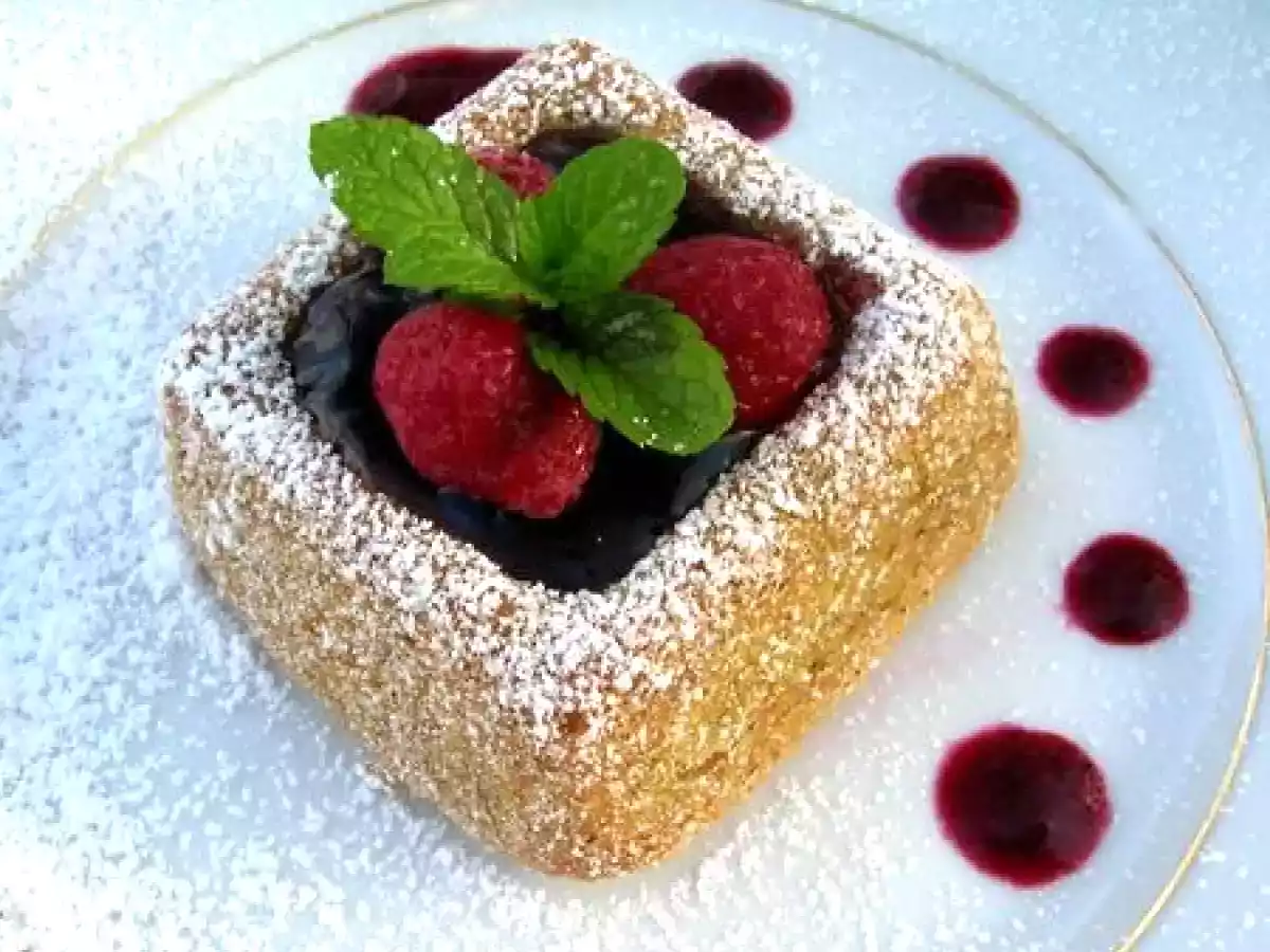 Un financier à la pistache