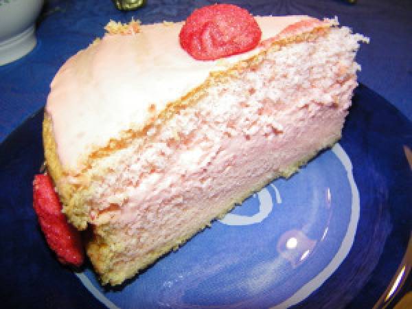 Un fraisier de mars (ou comment faire un fraisier sans fraises)