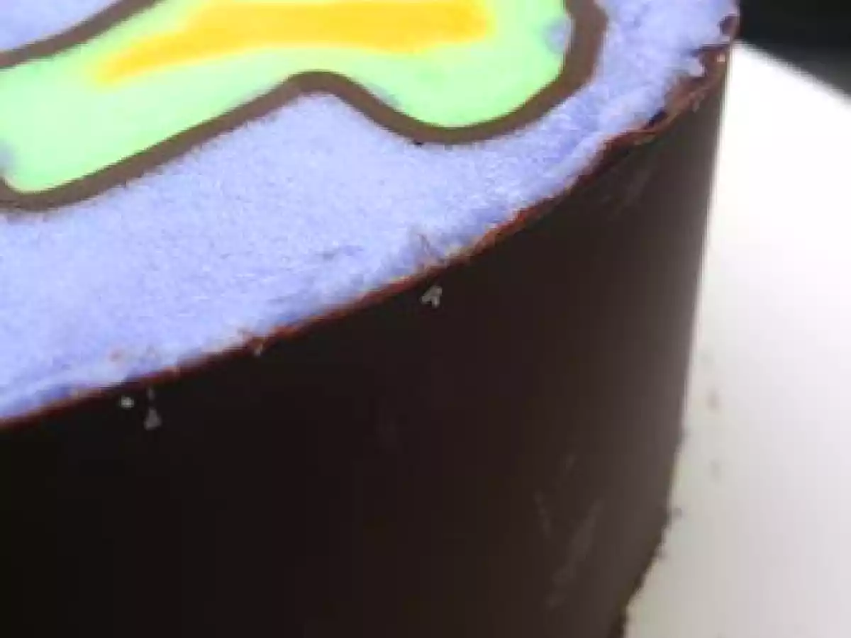 Un gâteau pour un long voyage: Bavarois Vanille et Biscuit au Café