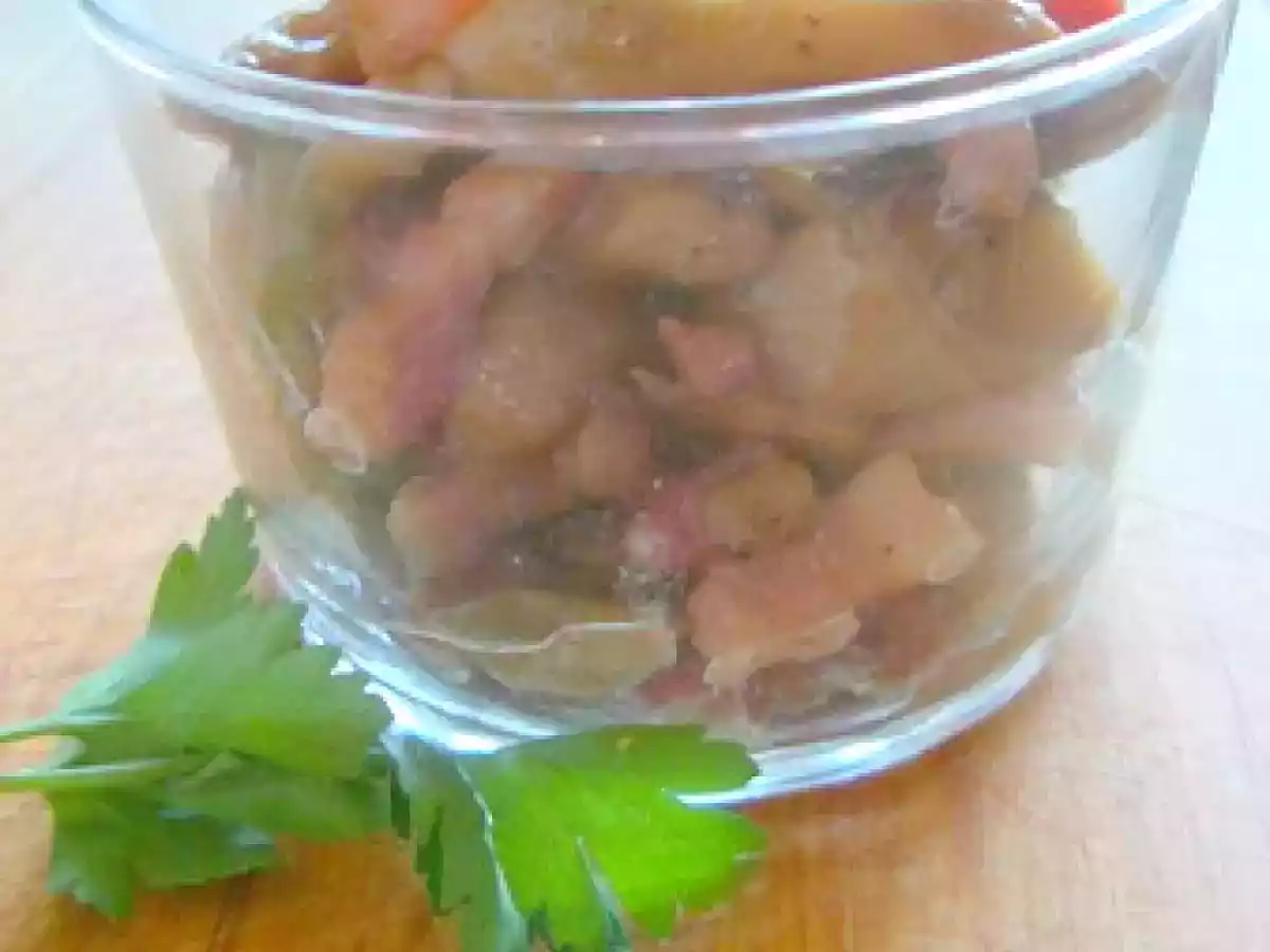 Un menu de saison aux champignons: fricassée de cépes au lard en amuses bouche