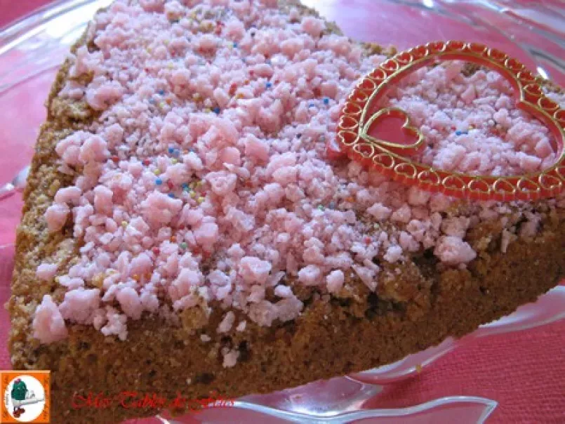 Un moule coeur, des biscuits roses, St Valentin express !! - photo 2