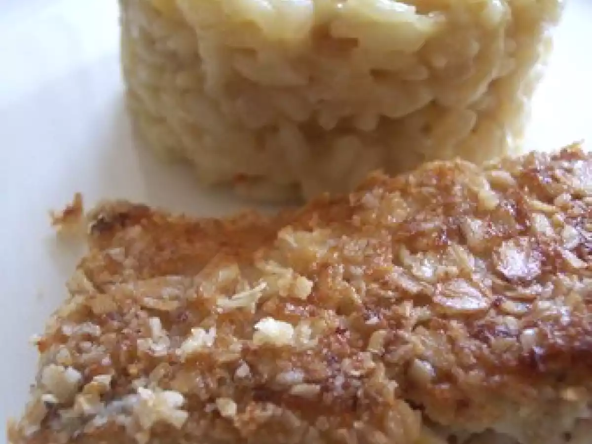 Un poisson tout droit sorti d'une cuisine campagne et son risotto au citron