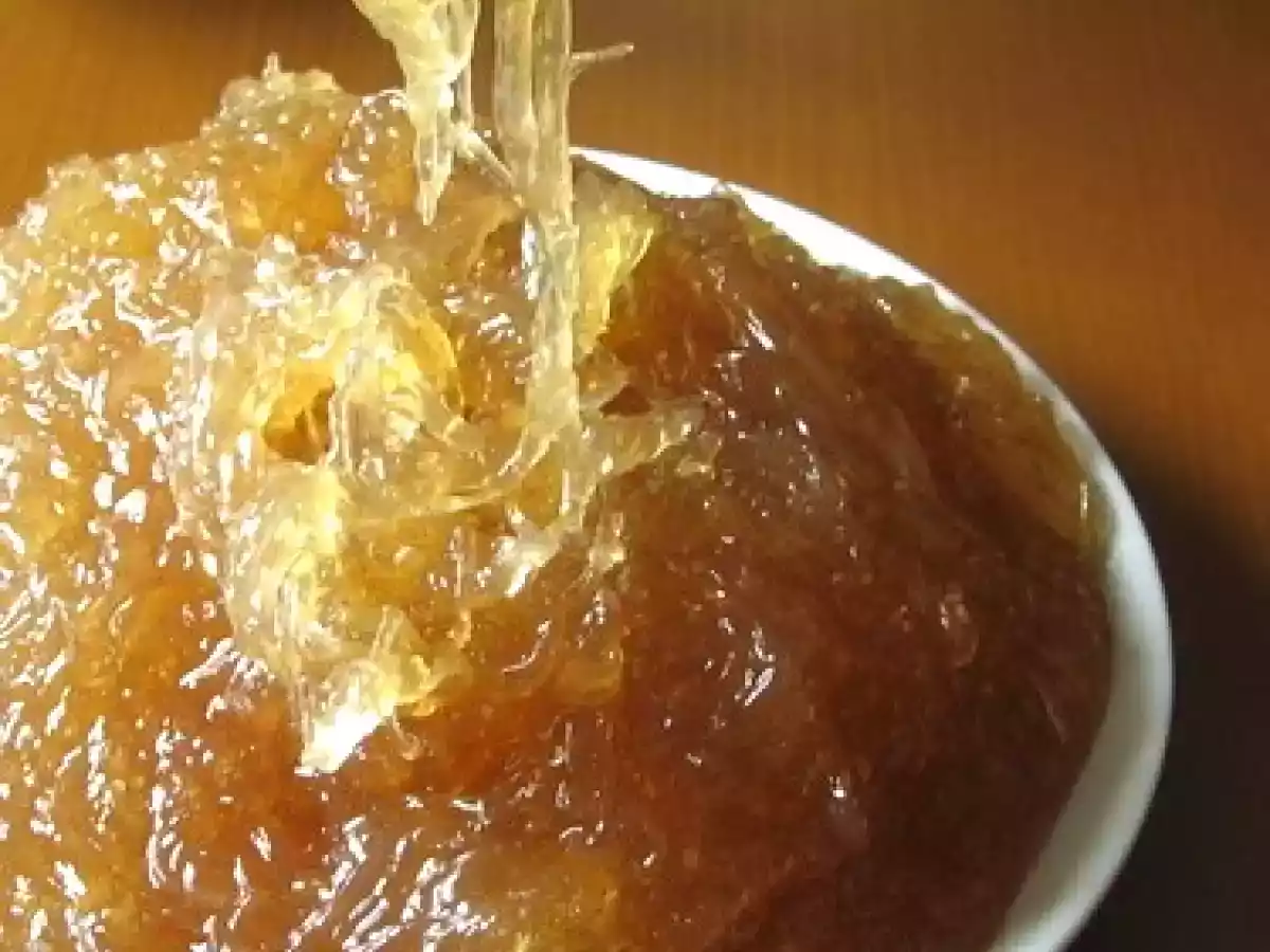 Un rayon de soleil : la confiture des anges (confiture de courge spaghetti)