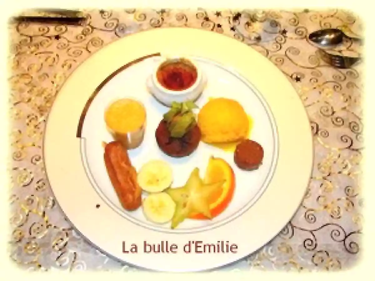 Une assiette gourmande
