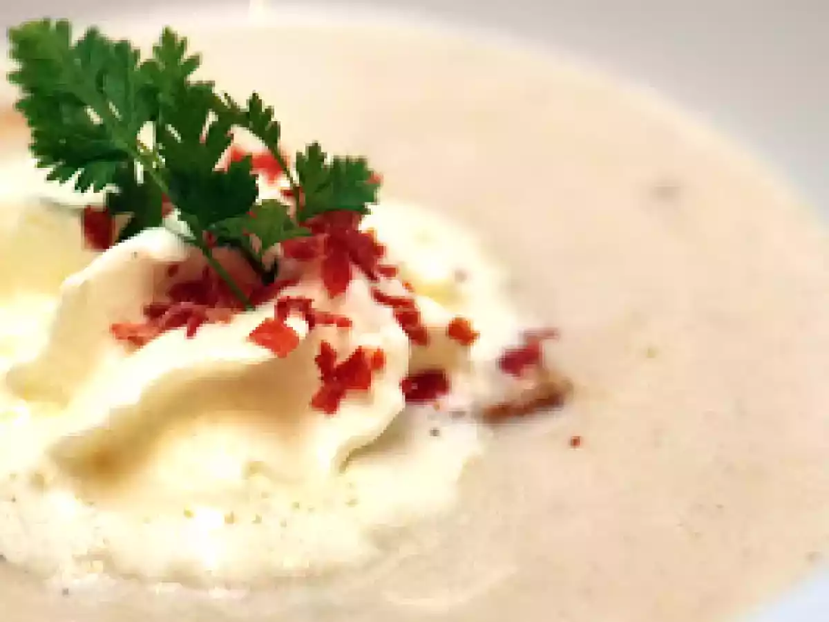 Une crème de bolets 3 étoiles Michelin