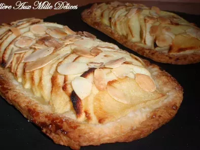 Une délicieuse tartelette feuilletée garnie de pommes et d'amandes effilées..., photo 5