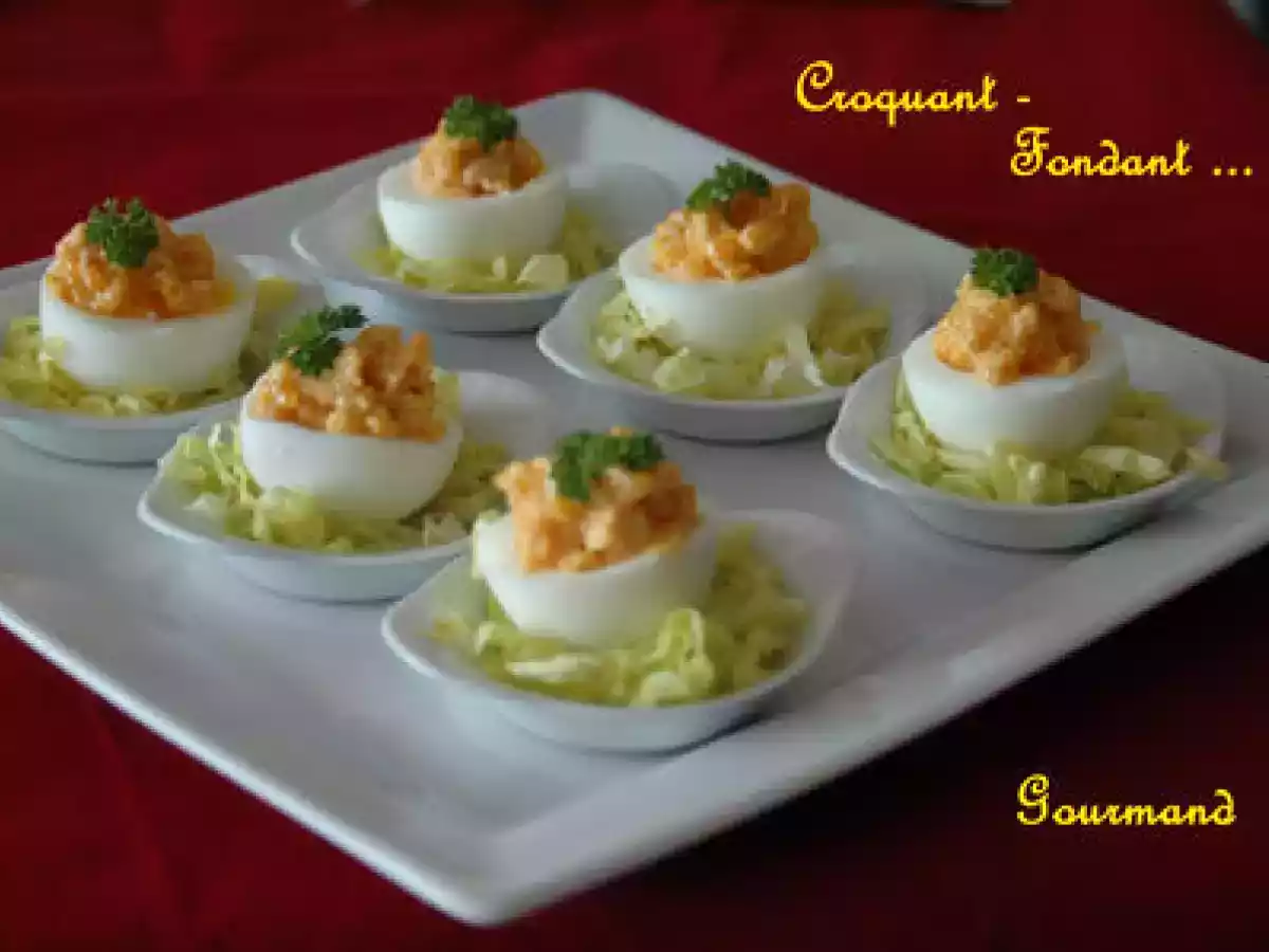 UNE ENTRÉE TOUTE FRAÎCHE : Les oeufs Mimosa - photo 2