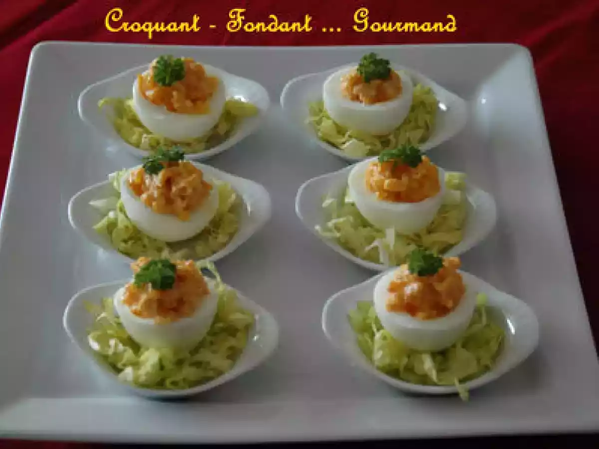 UNE ENTRÉE TOUTE FRAÎCHE : Les oeufs Mimosa - photo 3