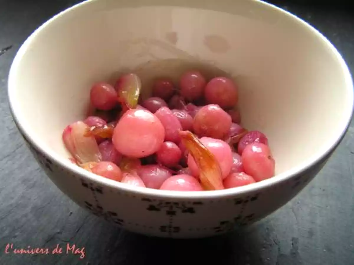 Une garniture toute rose : les radis glacés