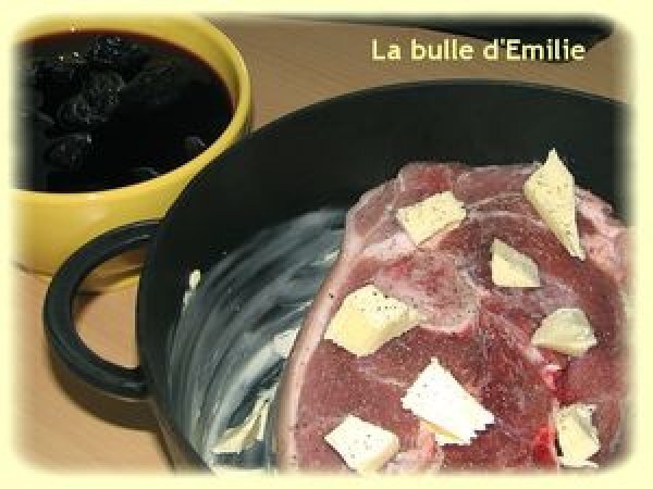 Une Petite Recette Sympa La Rouelle De Porc Aux Pruneaux