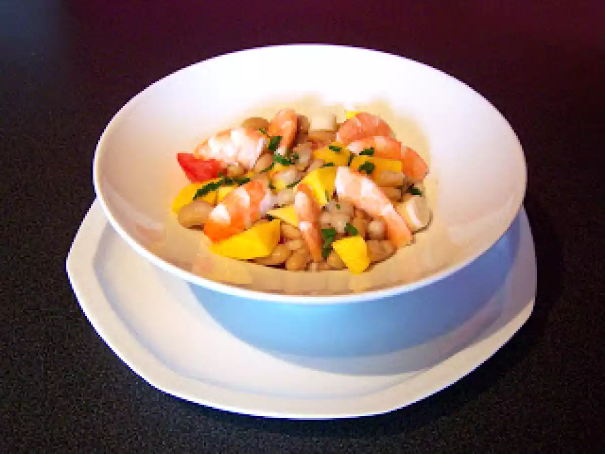 Une petite salade rafraichissante aux parfums exotiques