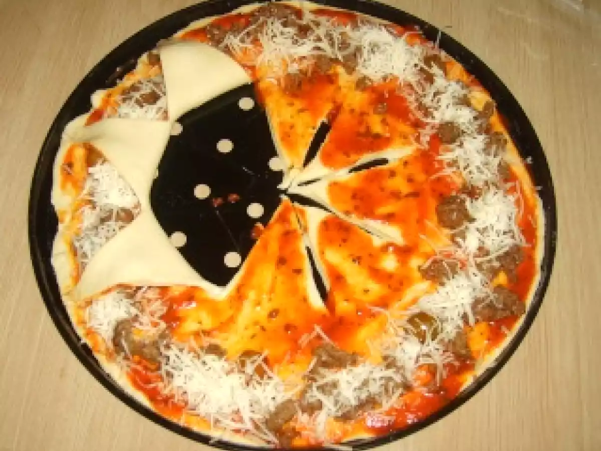 Une pizza très originale