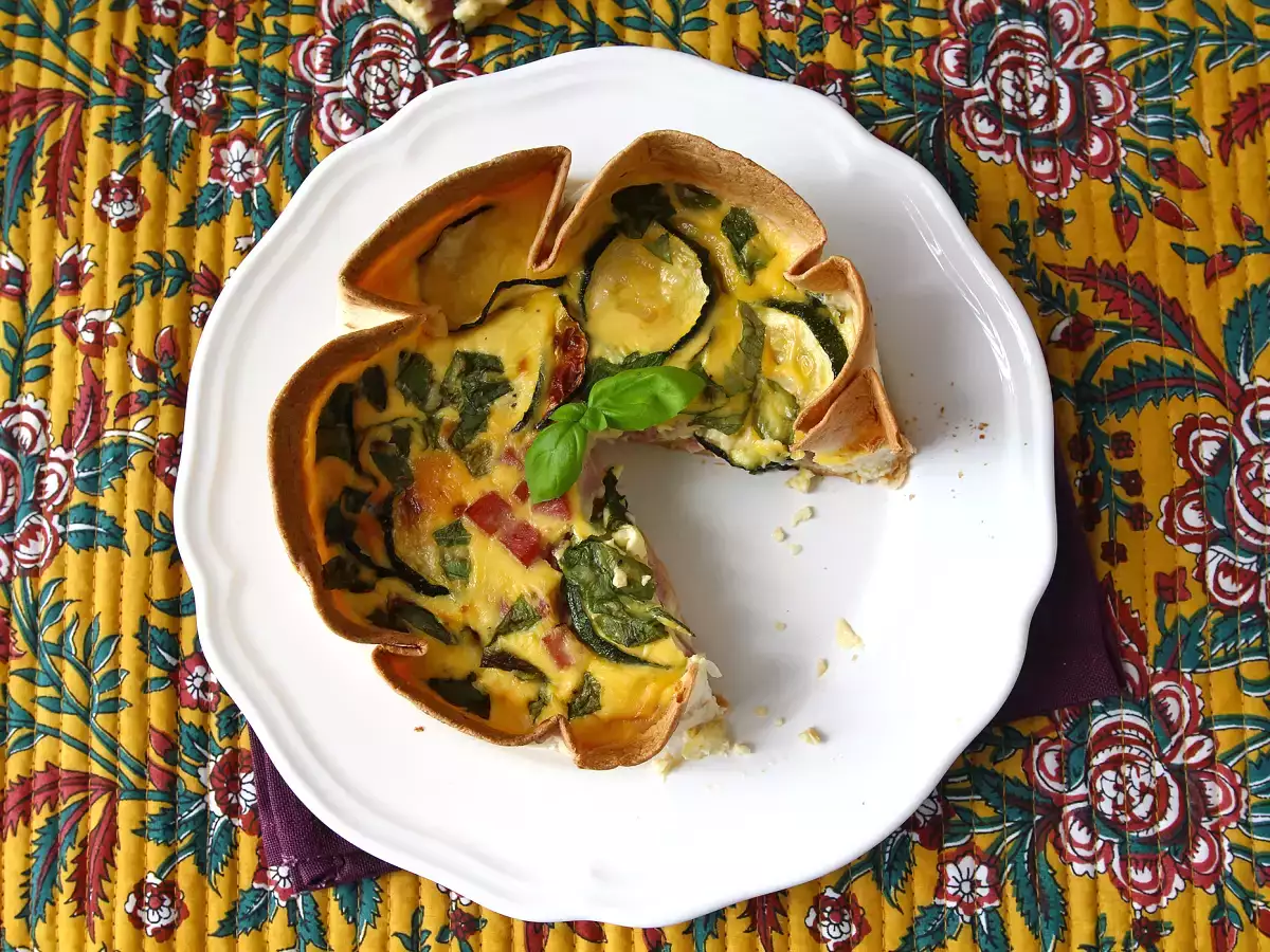 Une quiche sans pâte avec une tortilla? C'est possible! Recette légère - photo 6