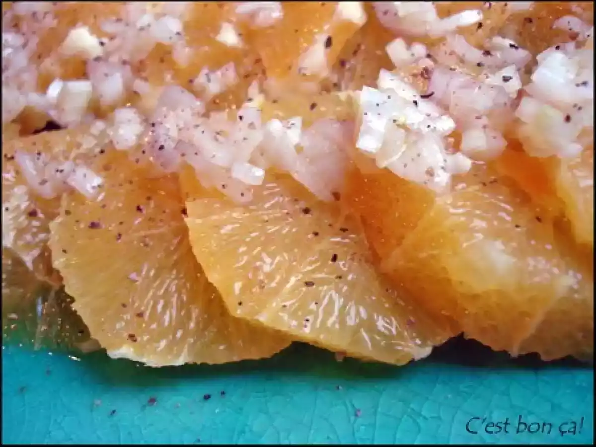 Une salade d'oranges... salée!