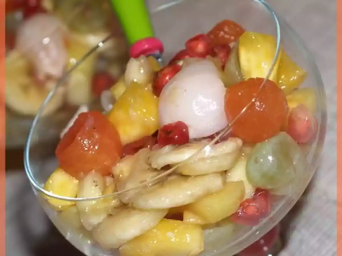 Une Salade De Fruits Exotique ... il faut bien ça après les fêtes