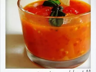 Une soupe de tomates aux perles du Japon!