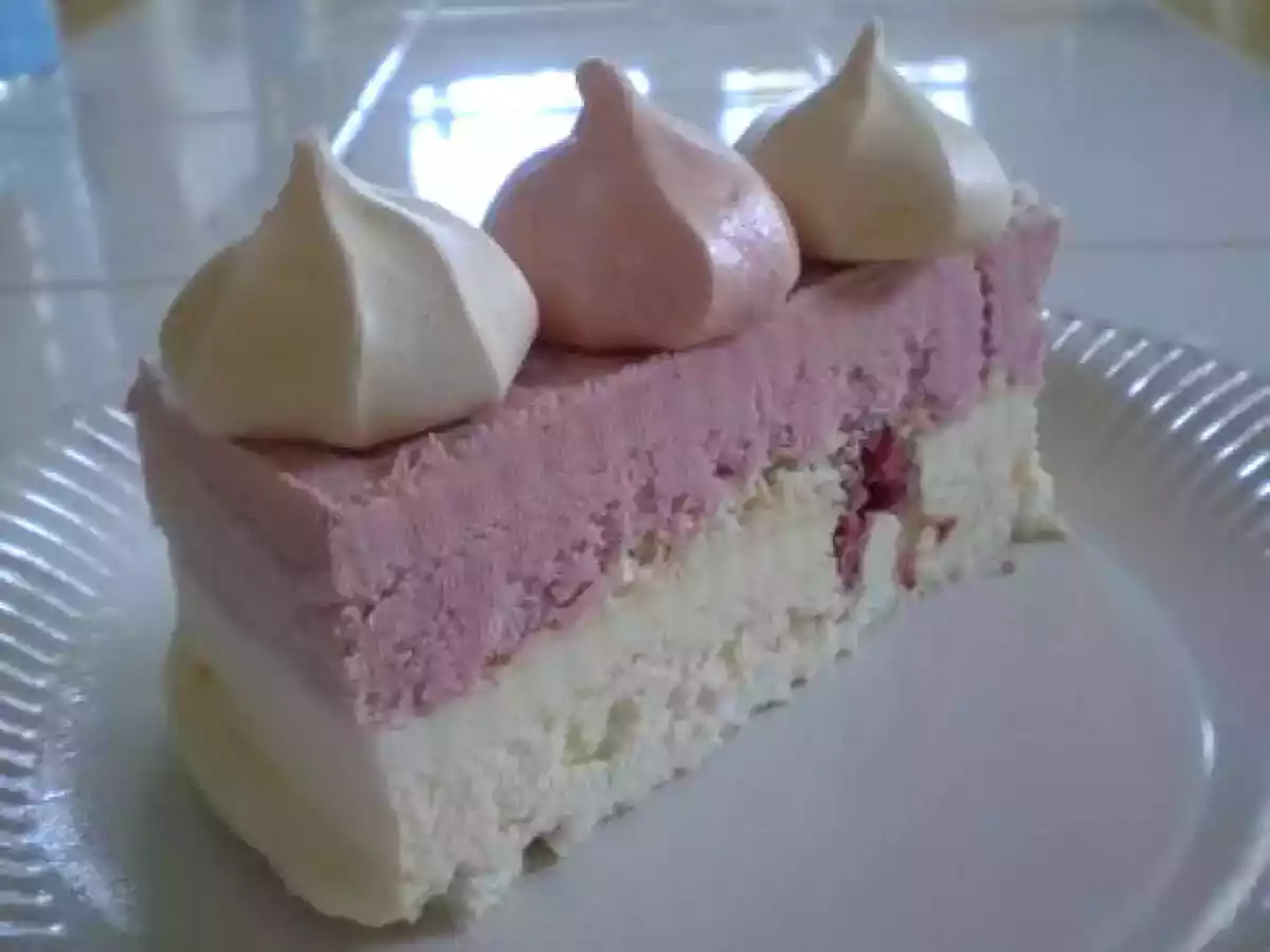 VACHERIN GLACE AU CHOCOLAT BLANC/FRAMBOISES - photo 3