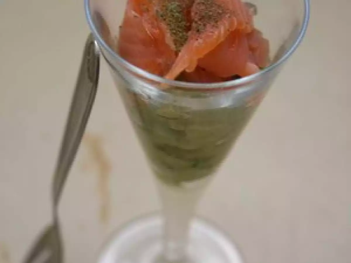 Variantes de verrines et cuillères festives