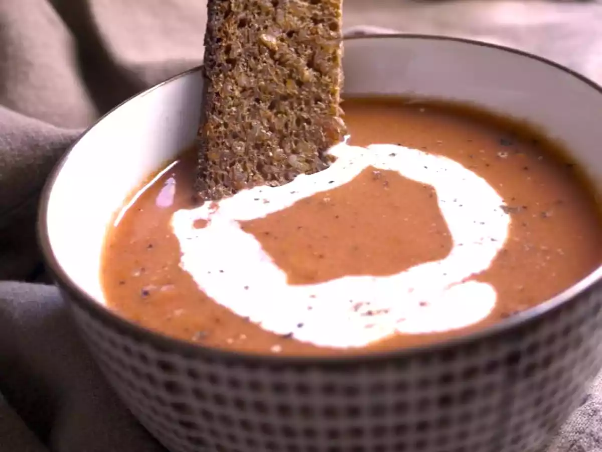 Variations d'automne - Parmentier de patates douces aux légumes & Soupe de betteraves - photo 2