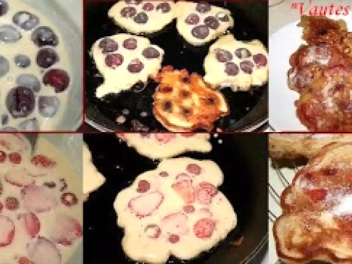 VAUTES LORRAINES OU BEIGNETS DE FRAISES ET CERISES ET AUTRES FRUITS