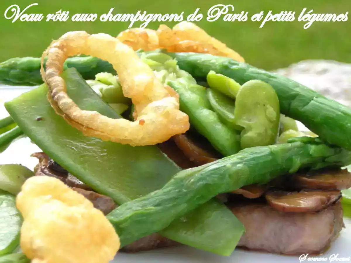 Veau rôti en cuisson basse-température et ses petits légumes - photo 2