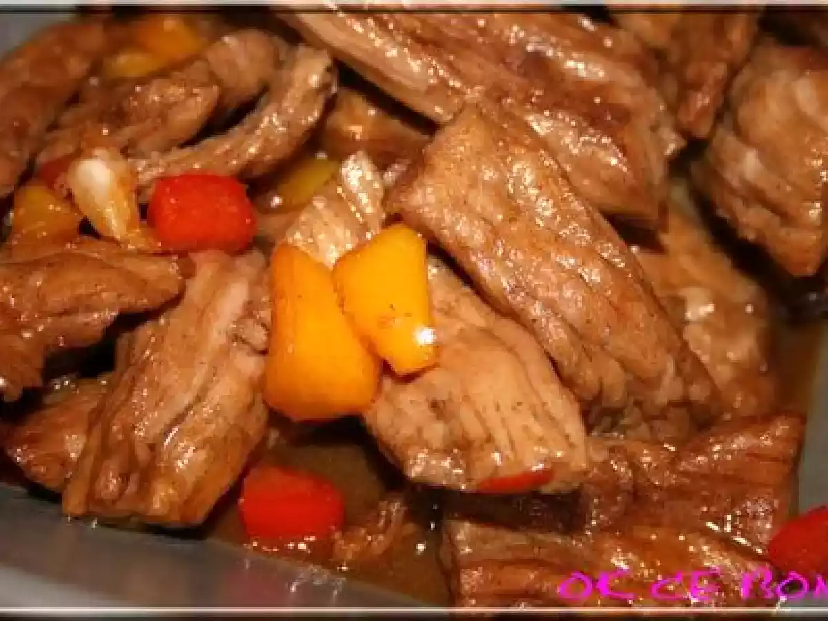 Veau sauté au miel et aux poivrons - photo 2