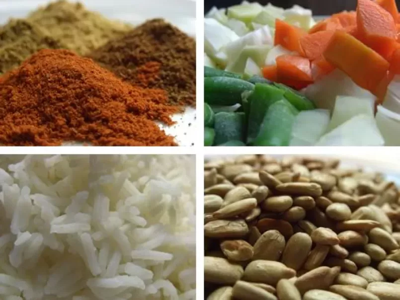 Vegetable fried rice, ou riz sauté aux légumes, photo 2
